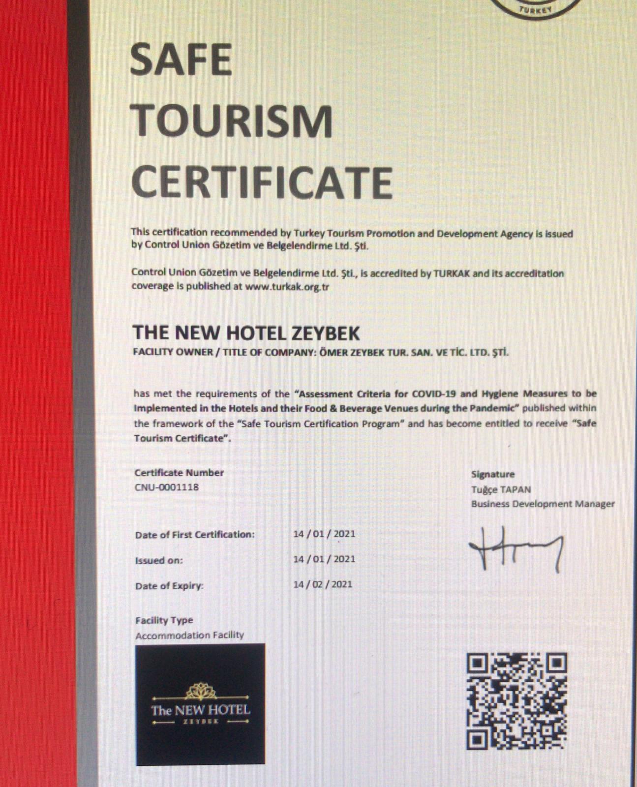 The New Hotel Zeybek İzmir Kültér fotó